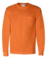 Gildan® Classic Fit Long Sleeve Crewneck Pocket T-Shirt