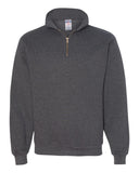 JERZEES® Super Sweats Nublend Quarter Zip Cadet Collar Sweatshirt