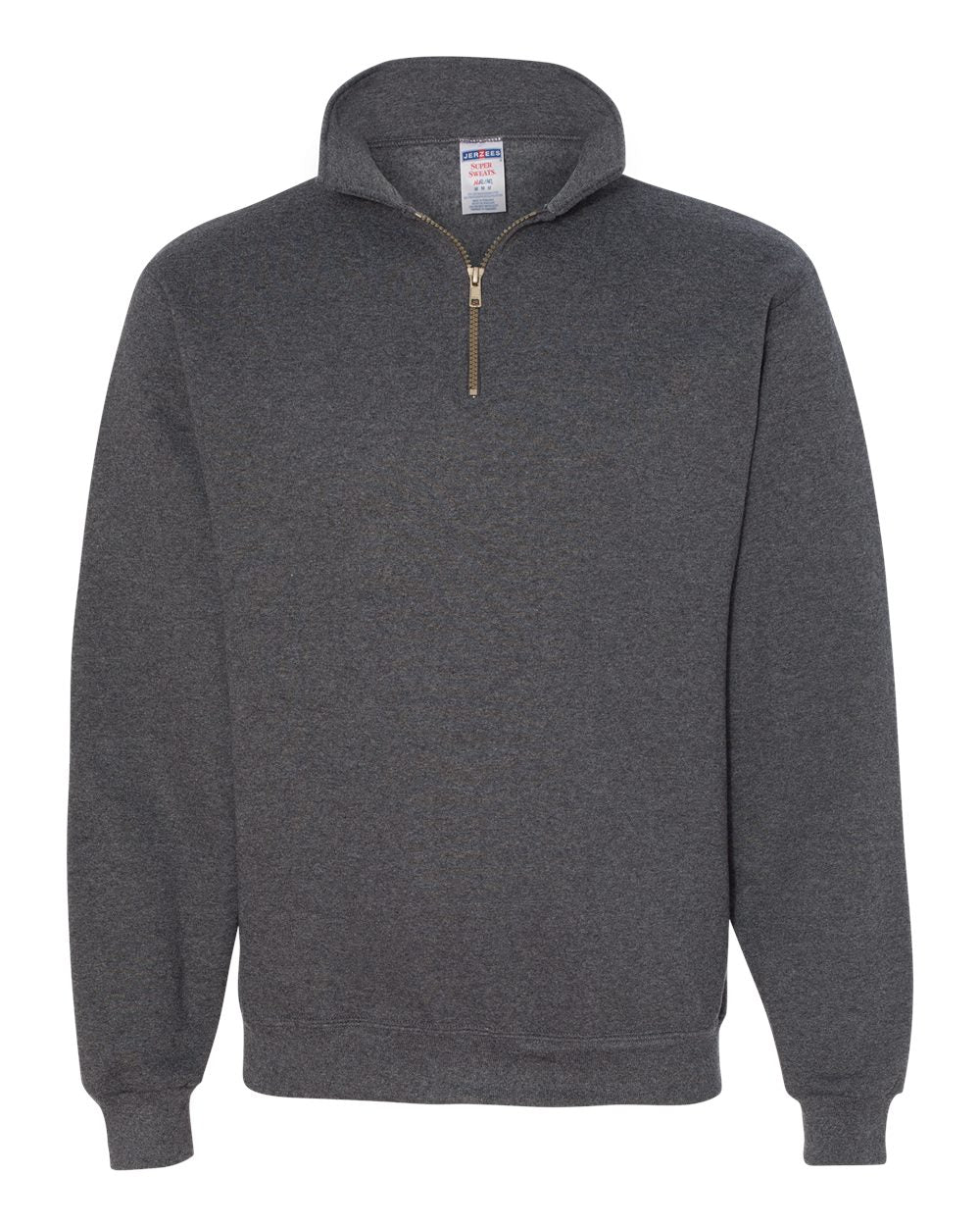 JERZEES® Super Sweats Quarter-Zip Cadet Collar Sweatshirt