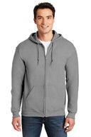 Sudadera con capucha y cremallera completa Gildan Heavy Blend | Sudadera de forro polar