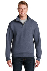 Jerzees® NuBlend 1/4-Zip Cadet Long Sleeve Collar Sweatshirt