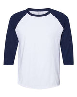 JERZEES® Three Quarter Sleeve Raglan Crewneck Baseball T-Shirt