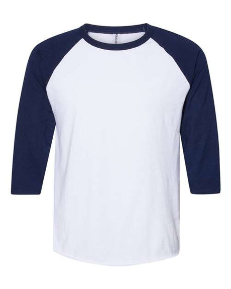 JERZEES® Three Quarter Sleeve Raglan Crewneck Baseball T-Shirt