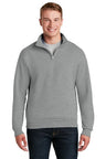 Jerzees® NuBlend 1/4-Zip Cadet Long Sleeve Collar Sweatshirt