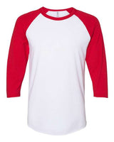 JERZEES® Three Quarter Sleeve Raglan Crewneck Baseball T-Shirt