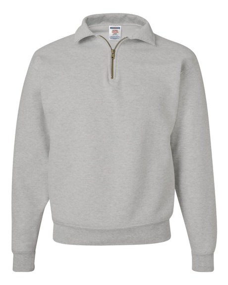 JERZEES® Super Sweats Quarter-Zip Cadet Collar Sweatshirt