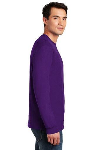 Camiseta de manga larga con cuello redondo Gildan Heavy Cotton | 100% algodón de EE. UU.