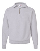 JERZEES® Super Sweats Quarter-Zip Cadet Collar Sweatshirt