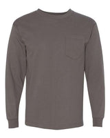 Bayside Unisex USA-Made Long Sleeve Pocket T-Shirt
