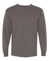 Bayside Unisex USA-Made Long Sleeve Pocket T-Shirt