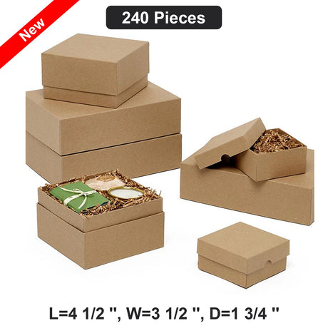 Compact Shipping Boxes 4 1/2" x 3 1/2" x 1 3/4" Ideal for Small Items and Efficient Packaging Solutions