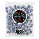 20.1 oz Royal Blue Gumballs – 150 Individually Wrapped Pieces