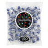 20.1 oz Royal Blue Gumballs – 150 Individually Wrapped Pieces