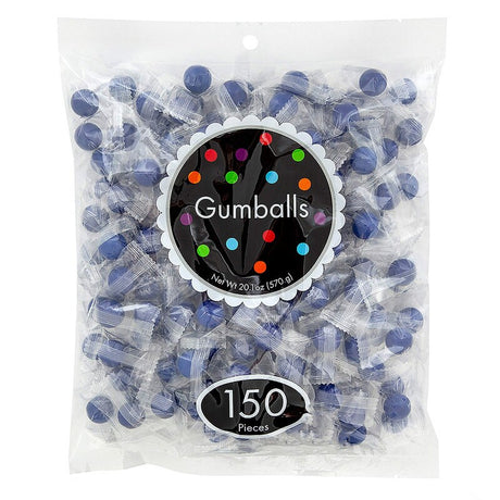 20.1 oz. Individually Wrapped Solid Color Gumballs - 150 Pcs.