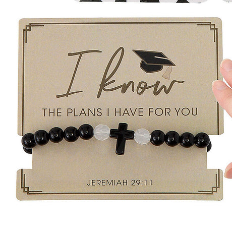 24 Pc. Religious Graduation Jewelry on Card Kit for 12