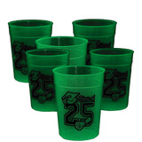 8 oz Class of 2025 Glow-in-the-Dark Disposable Plastic Cups – 12 Pack