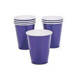 9 oz School Bus Yellow Paper Party Cups – 24 Count Disposable Set