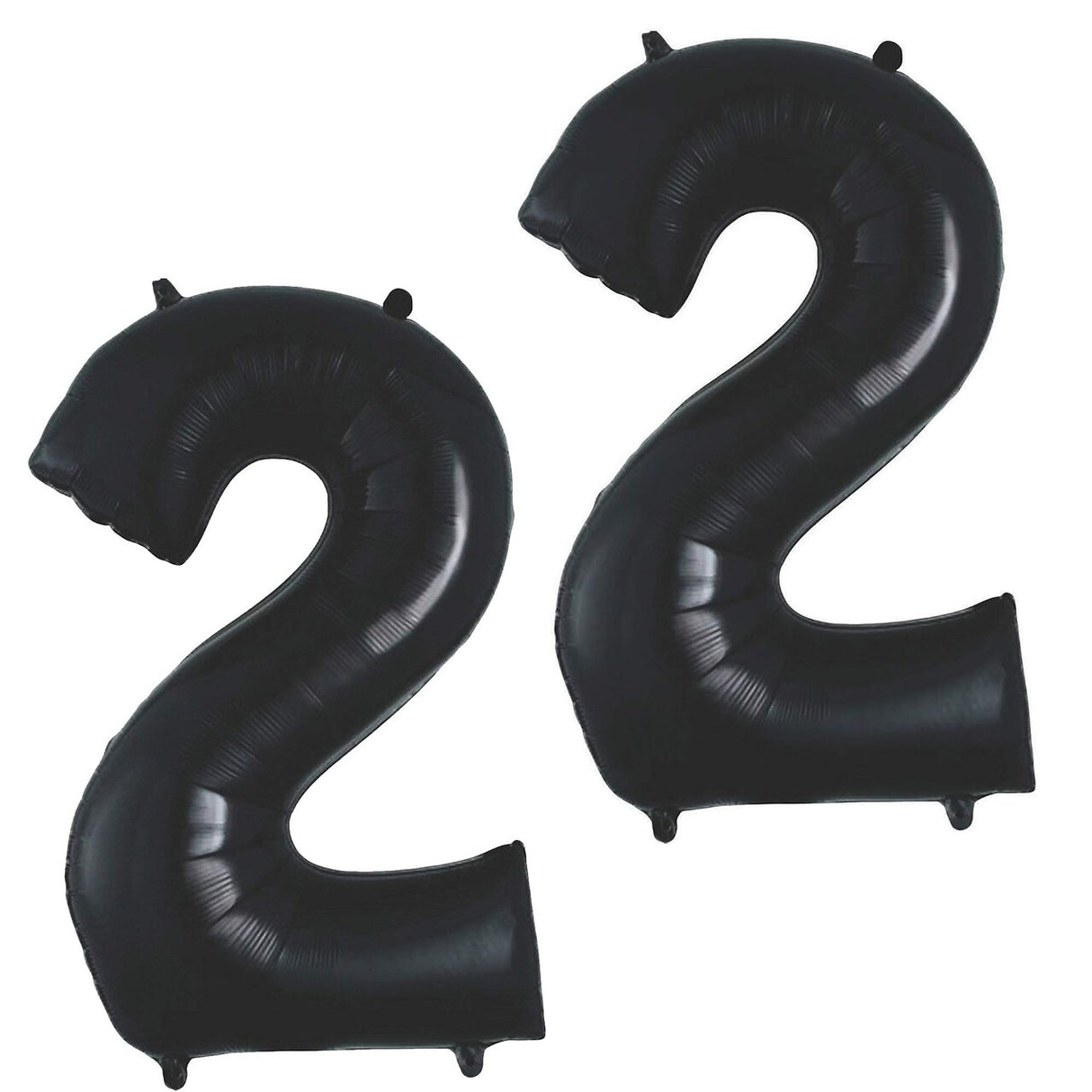 34" Black Number 2 Shaped Mylar Balloon – Fun and Festive for Any Occasion