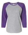 Women's Baseball Fine Jersey Three-Quarter Sleeve Tee