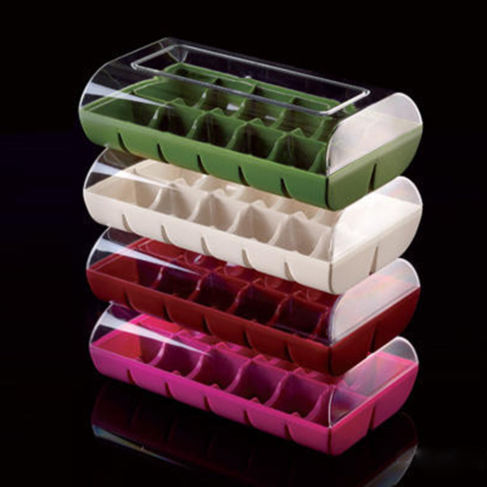 Silikomart Clear Macaroon Tray with Cover, Case of 48