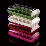 Silikomart Clear Macaroon Tray with Cover, Case of 48