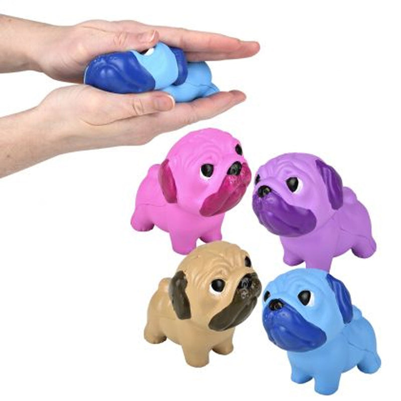 Squish Pug - 4 1/4 Inch Assorted Colors