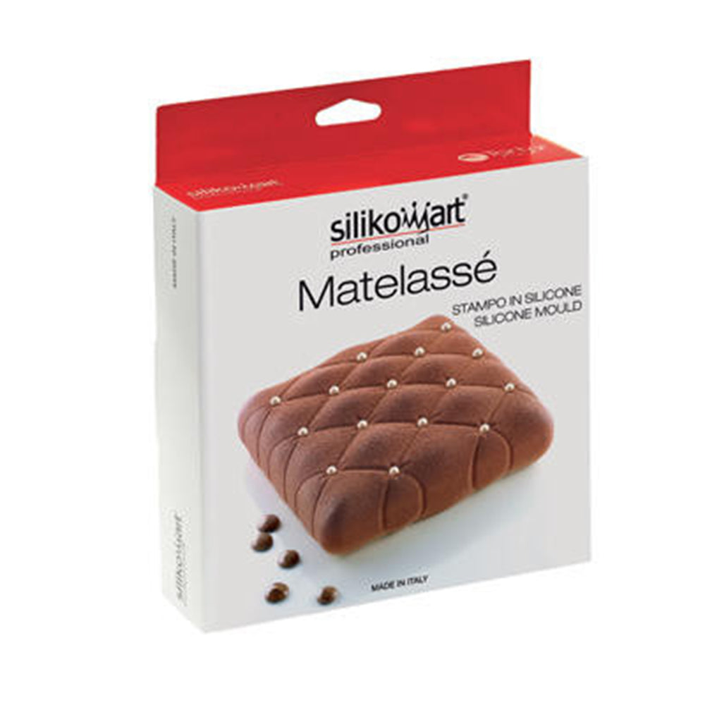 Silikomart MATELASSE Quilted Square Silicone Baking and Freezing Mold