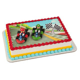 Super Mario Mario Kart Cake Kit Topper 4 Piece Set