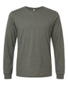 BELLA + CANVAS® Heather CVC Crewneck Long Sleeve Tee