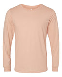 BELLA + CANVAS® Heather CVC Crewneck Long Sleeve Tee