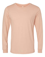 BELLA + CANVAS® Heather CVC Crewneck Long Sleeve Tee