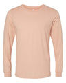 BELLA + CANVAS® Heather CVC Crewneck Long Sleeve Tee