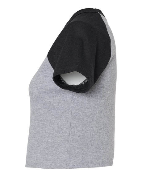 BELLA + CANVASÂ Women's Micro Rib Raglan Short sleeve Tee - XS