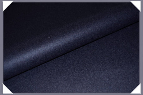 Navy Wool/Nylon Melton Fabric - Navy, Melton Fabric, 58/60" Width