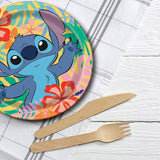 8 Count Lilo & Stitch Paper Plates 8 3/4 Inch Disney Luau Birthday Party Supplies