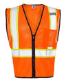 Kishigo Unisex Economy Contrasting Safety Vest with Zippered Front
