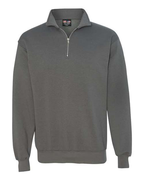 Bayside Unisex USA-Made Quarter-Zip Sweatshirt