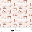 Cotton Print Dusty Rose Tossed Flowers Petals & Pewter Fabric 44/45"