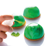 Silikomart SF001 Half Sphere Silicone Baking Mold, 4 Oz, 5 Cavities