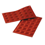 Silikomart SF006 Half Sphere Silicone Baking Mold, 0.3 Oz, 24 Cavities