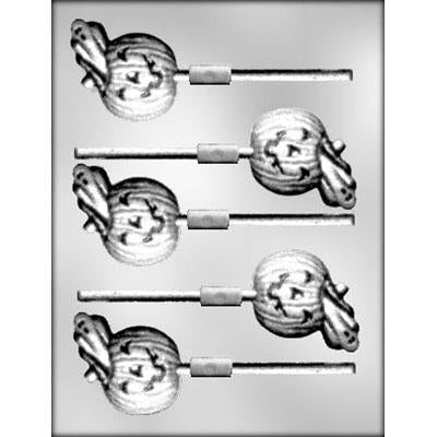 Jack O Lantern With Ghost Chocolate Sucker Mold