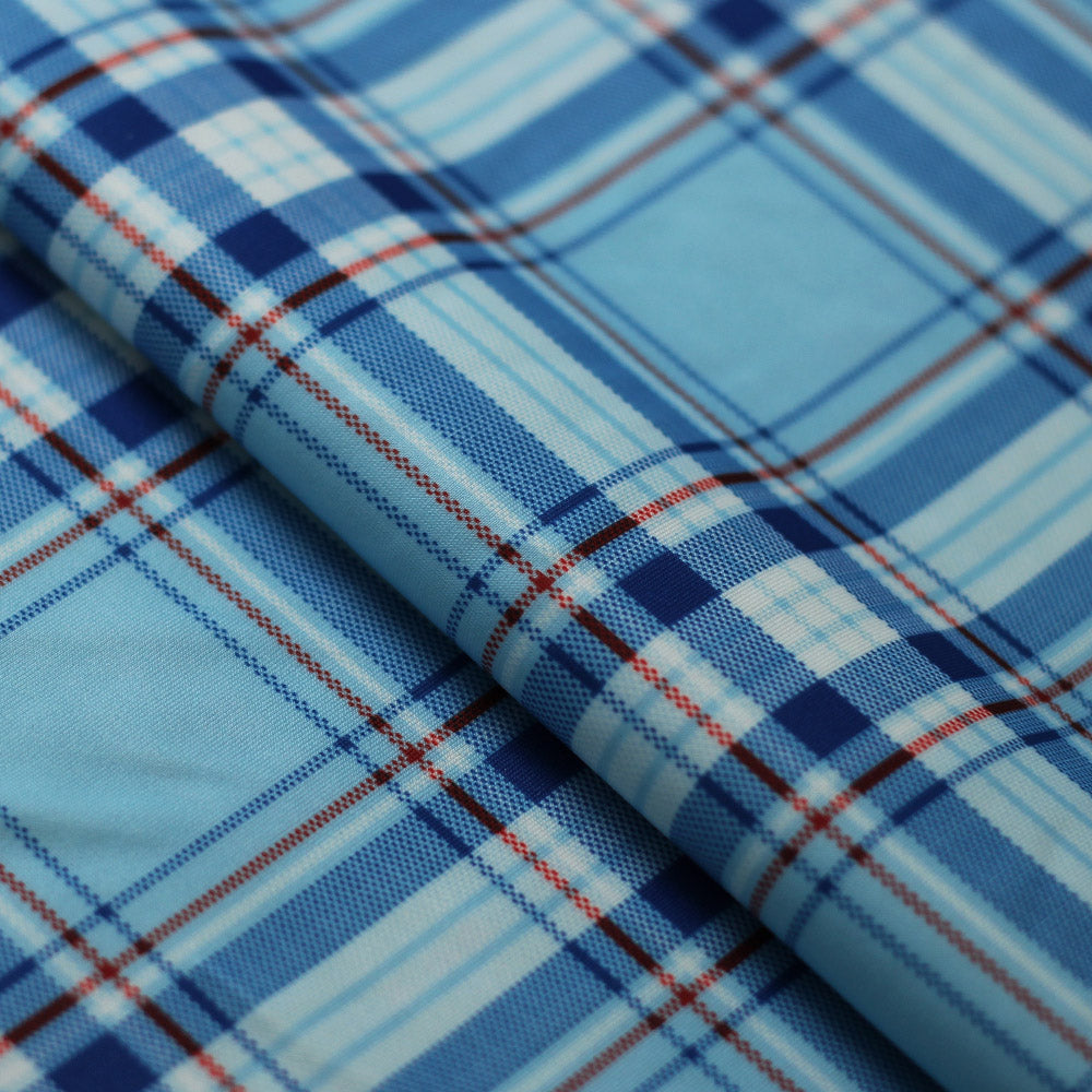 Plaid Classics Polyester Spandex Fabric - Tartan Plaid, 58/60" Width (1 Yard)