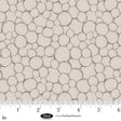 Cotton Print Med Gray Tree Trunk Geo Petals Pewter 44/45 Fabric