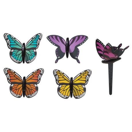 Butterfly Beauty Cake and Cupcake toppers - 6 Pics Per Order sabuj