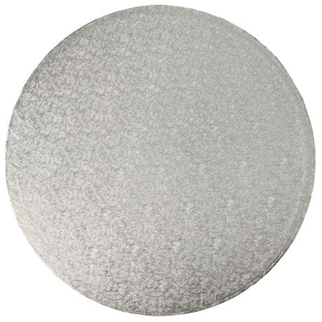 16" Round Silver Foil Cake Board Drum