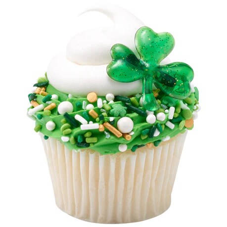 St. Patrick's Day Fusion Mix Sprinkles Cupcake and Cake