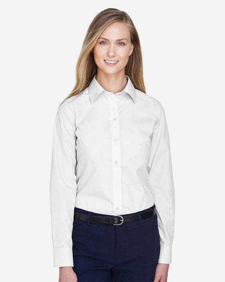 Devon & Jones® Women's Broadcloth Woven Dress Shirt