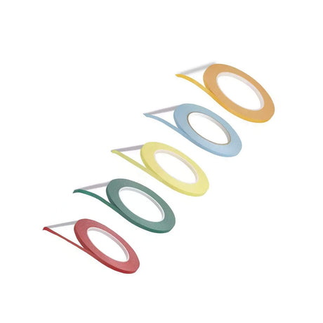 Colored Masking Tape Quarter Inch 60 Yards Draping and Flagging Use