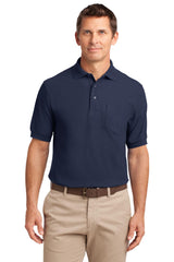Port Authority® Silk Touch Polo with Pocket