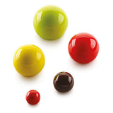 Silikomart SF172 "Mini Truffles 20" Silicone Baking Mold, 15 Cavities